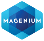 Magenium Logo - White Rule